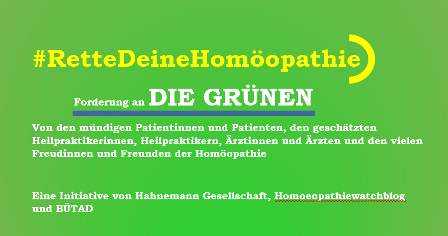 #RetteDeineHomöopathie | BDK2020 | Bündnis 90/DIE GRÜNEN